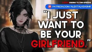 SPICY & cute F4M Goth girl roommate has a huge confession to make friends to lovers  ASMR RP