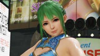 DOA6 マリー・ローズチャイナドレス、ポニーテール グリーン 3ラウンド先取 チャンプチャレンジ vsほのか