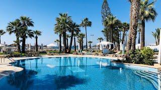 GOLDEN BAY BEACH HOTEL 5* LARNACA CYPRUS. 4K VIRTUAL TOUR.