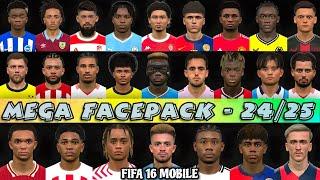 SPECIAL MEGA FACEPACK  +100 EXCLUSIVE FACES FOR FIFA 16 MOBILE MOD FC 24