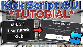 How To Create and Script Kick Gui ADMIN PANEL