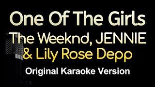 One Of The Girls - The Weeknd JENNIE & Lily Rose Depp Karaoke Songs With Lyrics - Original Key