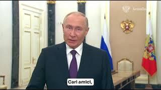 Videomessaggio del Presidente della Federazione Russa Vladimir Putin 30 settembre 2024