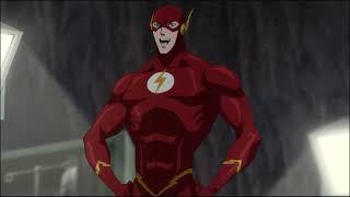 Barry Allen Heals and Tries to break the Time Barrier  Justice League   Flashpoint Paradox 