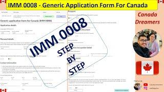 IMM 0008 - Generic Application Form for Canada - Online Spousal Sponsorship