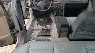 W202 - HOW TO REMOVE AND CLEAN UNDER SEATS