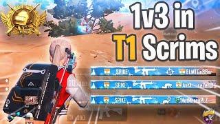 I Played T1 SCRIMS After 1 and Half Year  PUBG Mobile  Mr Spike