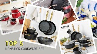 Top 5 Best Cookware Sets for Induction Cooktop  Granite Nonstick Cookware Set In 2024