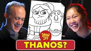 Animator Vs. Cartoonist Draw Each Other As Avengers • Draw-Off