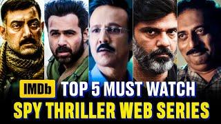 Best Highest Rated Spy Web Series In Hindi  Top 5 Web Series In Hindi