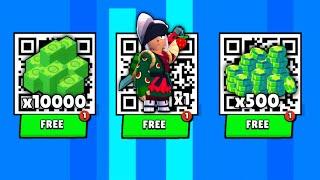 Free Krusty Kash Kinji & Gems QR Code New Brawl Stars QR Codes 2024 - Free Gifts 