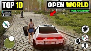 Top 10 New Open World Games For Android 2024  Best Open World Games