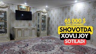 SHOVOT MARKAZIDA LYUKIS XOVLI JOY SOTILADI. 65 000 $ GALISHAMIZ