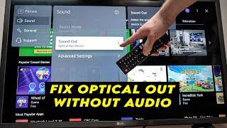 LG Smart TV How to Fix Optical Out Without Audio - Sound
