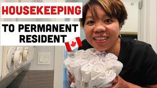 HOUSEKEEPING JOBS IN Canada to PERMANENT Resident  visit visa to work permit etc… Sarah buyucan