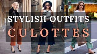 Stylish Culottes Outfit Ideas  Elevate Your Fashion Game with Versatile Style  2024 Fashion Trends