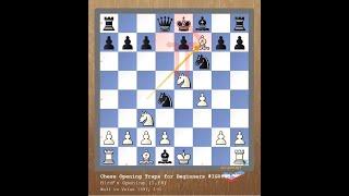 Chess Opening Traps EP013 #ChessopeningTraps #chessmove #Chess #ChessGame #ChessTips #ChessTactics