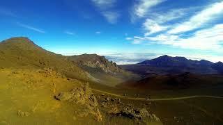Haleakala Crater descent from 10000 feet
