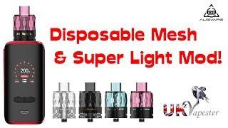 NEW AugVape VX200 Kit  Disposable Mesh Tank & Super Light Mod