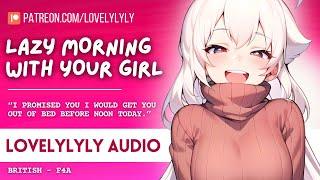 ASMR - A Lazy Morning With Your Girlfriend CuddlesTime To Wake UpCozyBritish