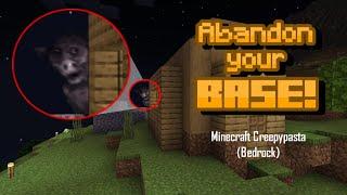 If You Hear a Pig Crying ABANDON YOUR BASE Minecraft Creepypasta Bedrock