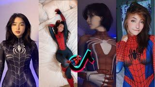 SpiderGirl Transition Time  TikTok Spiderman Compilation  Spiderman Challenge #tiktok #spiderman