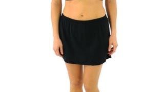 Maxine Solid Skirted Pant Bottom  SwimOutlet.com