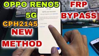 Oppo Reno5 5G FRP Bypass Google Account CPH2145 New Method