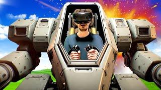 Battling a MECH in VR OVRLRD VR