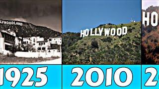 Hollywood Sign Evolution From 1923 to 2024