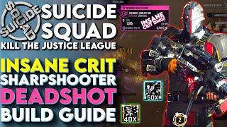 OP CRIT Deadshot Sharpshooter Build Suicide Squad Kill The Justice League Deadshot Build Guide