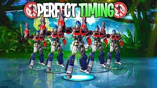 Fortnite - Perfect Timing Moments #47 Chapter 4 Season 3 WILDS Optimus Prime Barrage Cannon