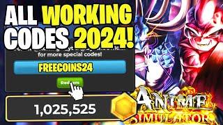 *NEW* ALL WORKING CODES FOR ANIME SIMULATOR IN SEPTEMBER 2024 ROBLOX ANIME SIMULATOR CODES