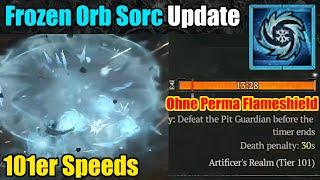 Diablo 4  Frozen Orb Sorc Update  101er Speeds