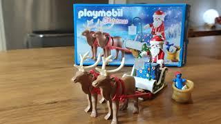 Santas Sleigh Playmobil 9496 Unboxing and setting up the Santa Playmobil set by Twins O and A
