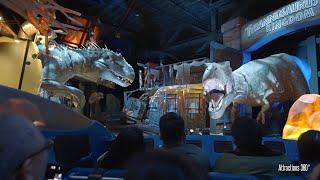 INTENSE Jurassic World Dark Ride in the World Best Dark Ride Ever  Universal Studios 2024