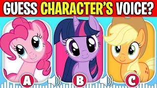 Guess The Voice  My Little Pony Characters  Rainbow Dash Pinkie Pie Applejack