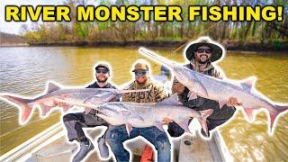 Fishing GIANT RIVER for MONSTER FISH