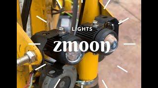 Zmoon lights on ct90 but 125cc pitbike engine no batterie