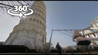 360 VR - On the Swing at the Leaning Tower of Sprotbrough