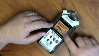 Zoom H4N Handy Recorder basics