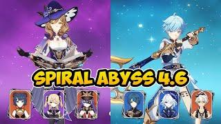 Spiral Abyss 4.6 Lisa Overload & Chongyun 9 Floor 12 - Genshin Impact
