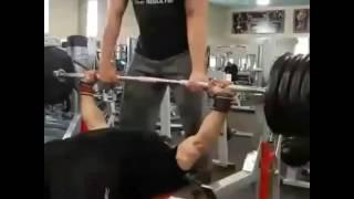 260kg572lbs Bench Press by 82.3kg181lbs - Stas Milostnoy - Powerlifting