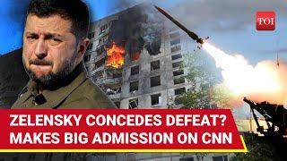 Zelensky Admits Losing War To Putin? Russia Gaining Because West Slow With Weapons...  Watch