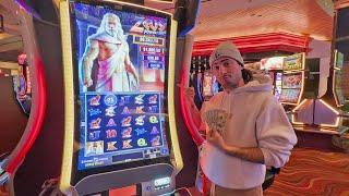 My BIG WIN On This Zeus Power Link Slot Machine 