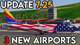 Project Flight Update 7.25 Review ️3 NEW AIRPORTS