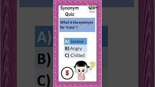 synonyms quiz  antonyms quiz  test your English vocabulary  grammar quiz  #shorts