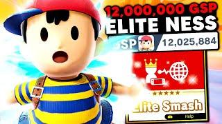 This is what a 12000000 GSP Ness looks like in Elite Smash