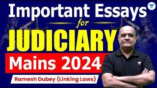 Essay Writing for Judiciary Mains Exam 2024  Ramesh Dubey  Unacademy Linking Laws