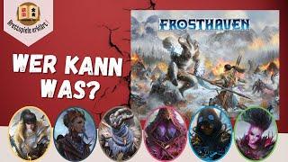 Frosthaven - Alle Start-Charakter detailliert erklärt Wer kann was?